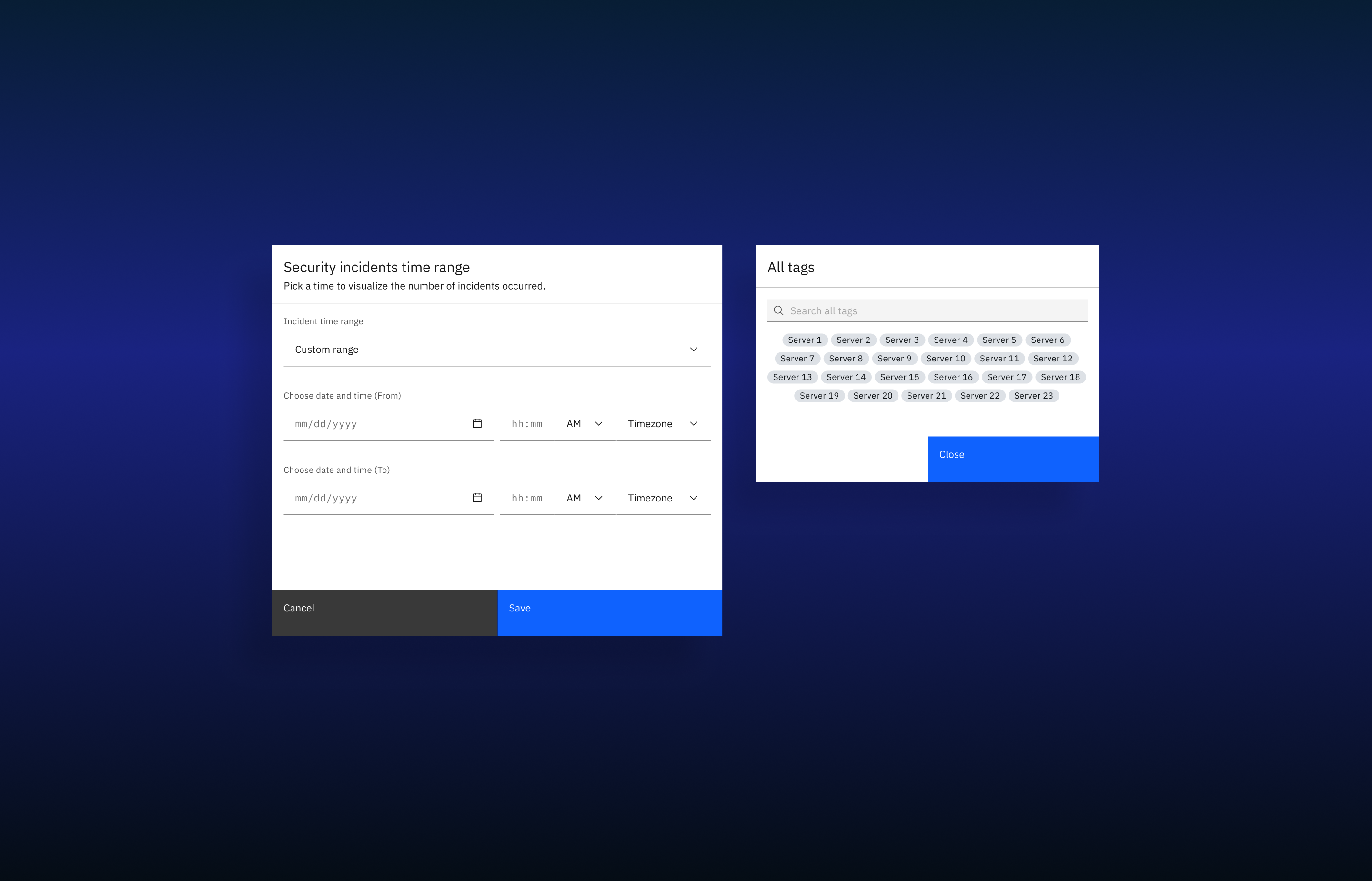 User Requirements Table showing alignment of design with user needs